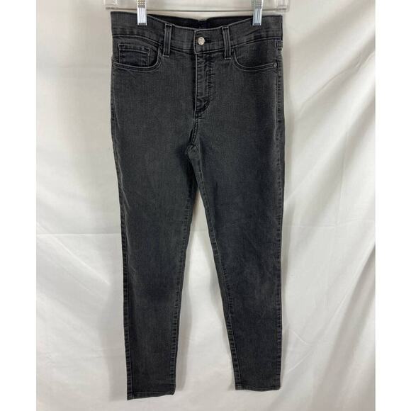 NYDJ Skinny Midrise Washed Black Jeans size 2 - Picture 1 of 4